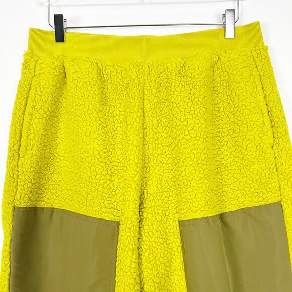 UGG Orrin Sherpa Joggers Womens XL Relish Sapling Nylon Panels Cozy Plush Pants - Picture 3 of 16